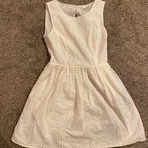Off white Lace Lauren Conrad dress
